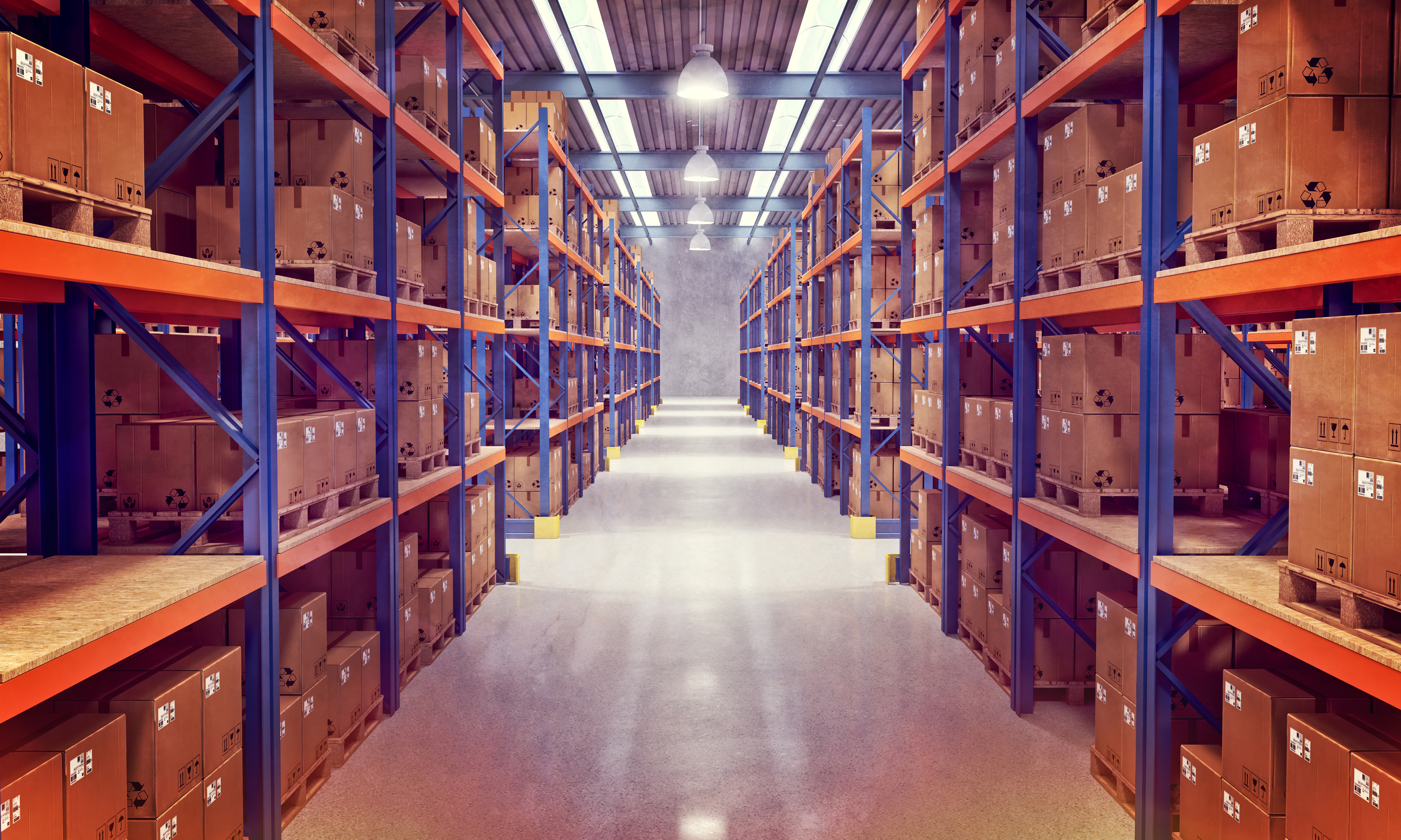 Warehouse Storage Indoor View